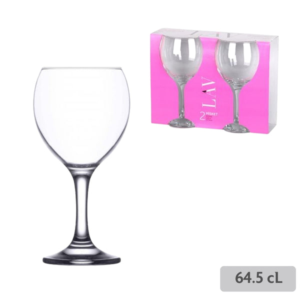 Urban Living Classic Clear Glass Gin Glasses | 2pk 64.5cl