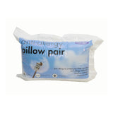 Anti-Allergy Microfibre Pillows | Pack of 2, White, Machine Washable