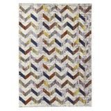 Hometrends Carousel Chevron Rug - Multicoloured - 160x220cm