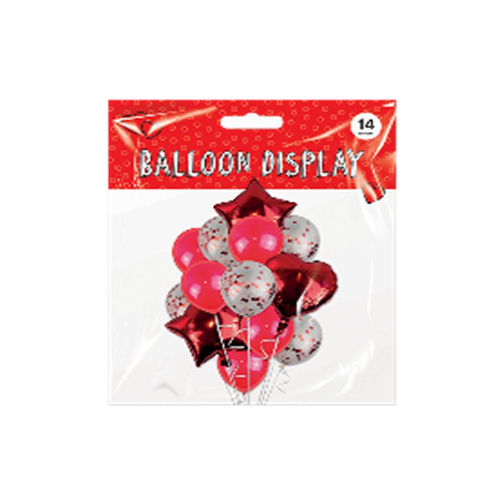 Valentines Day Decorative Balloon Display Pack | Pack of 14 - Choice Stores