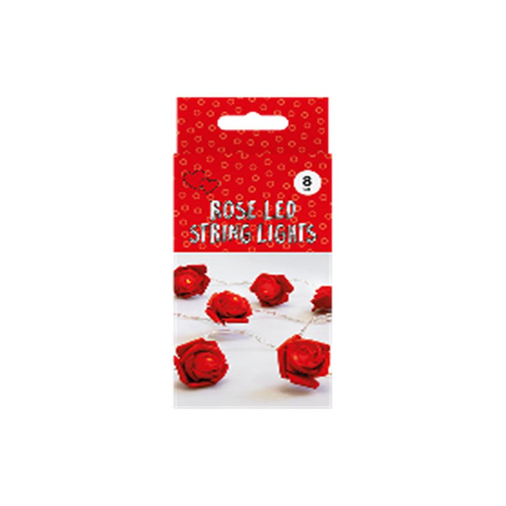 Valentines Day LED Battery Operated Rose String Lights | 8 Lights - Choice Stores