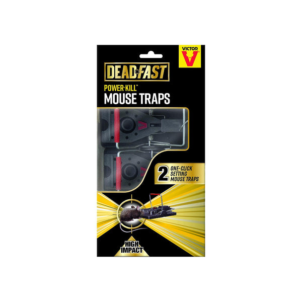 Deadfast Quick Kill Mouse Trap | Pack of Two Traps