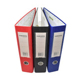 Supreme Durable Lever Arch File A4 | Robust Material, Metal Finger Pull Ring, Spine Labels