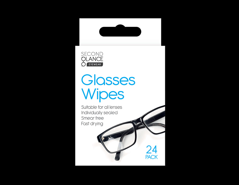 Second Glance Glasses Lens Wipes | 24 Pack