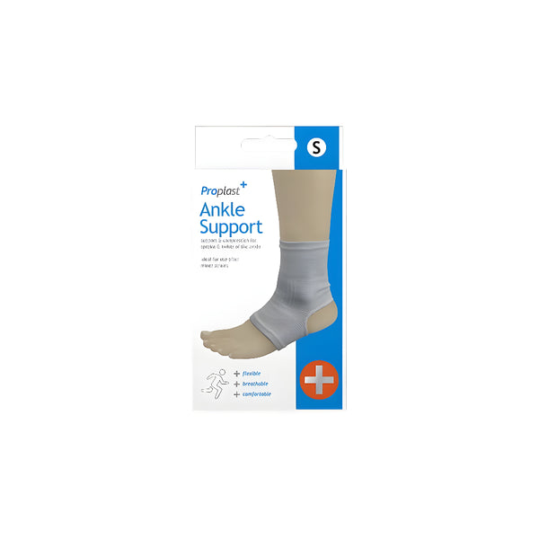 Proplast Open-Heel Compression Ankle Support Bandage | Breathable, Sizes S, M, L