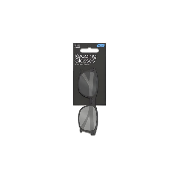 Second Glance Reading Glasses Clear Frame | Foldable, Rectangular Lenses