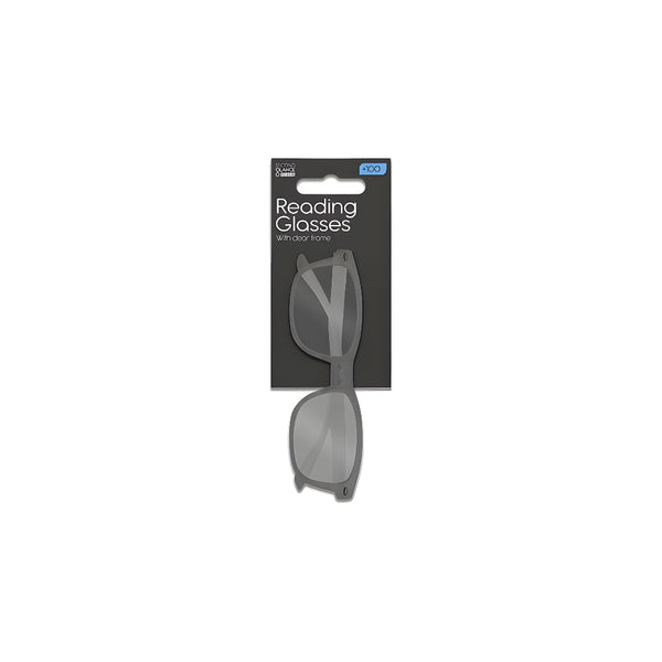 Second Glance Reading Glasses Clear Frame | Foldable, Rectangular Lenses