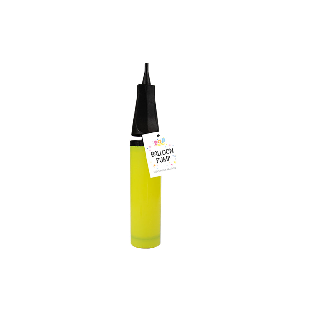 Single Manual Balloon Pump | Blue and Black, Lightweight Party Accessory