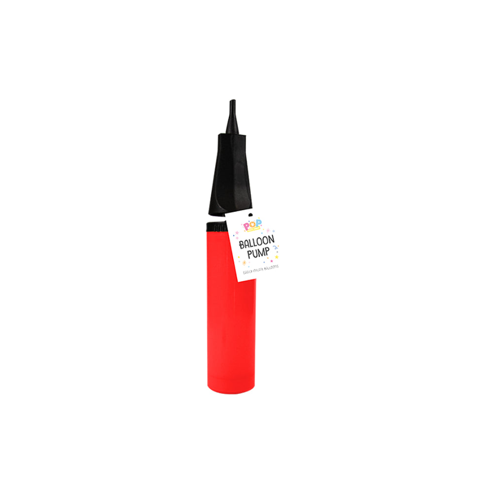 Single Manual Balloon Pump | Blue and Black, Lightweight Party Accessory