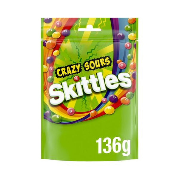 Skittles Crazy Sours Pouch | 136g