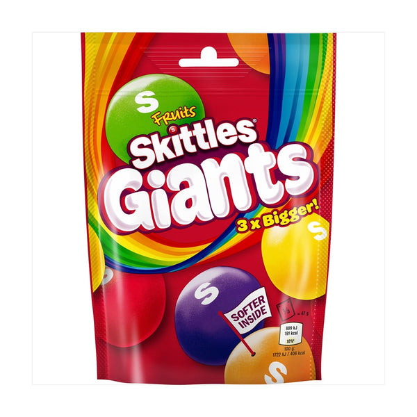 Skittles Fruit Giants Sweets | 132g Resealable Pouch