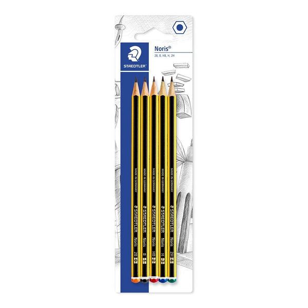 Staedtler Noris Pencil Set | 5 Assorted Grades