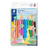 Staedtler Noris Wax Twister Colouring Crayons Pack of 12 | Assorted Colours