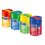 Staedtler Double Hole Tub Sharpener | Multi-Color Set