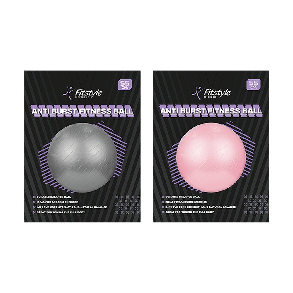 Fitstyle Anti Burst Fitness Ball | 55cm - Choice Stores