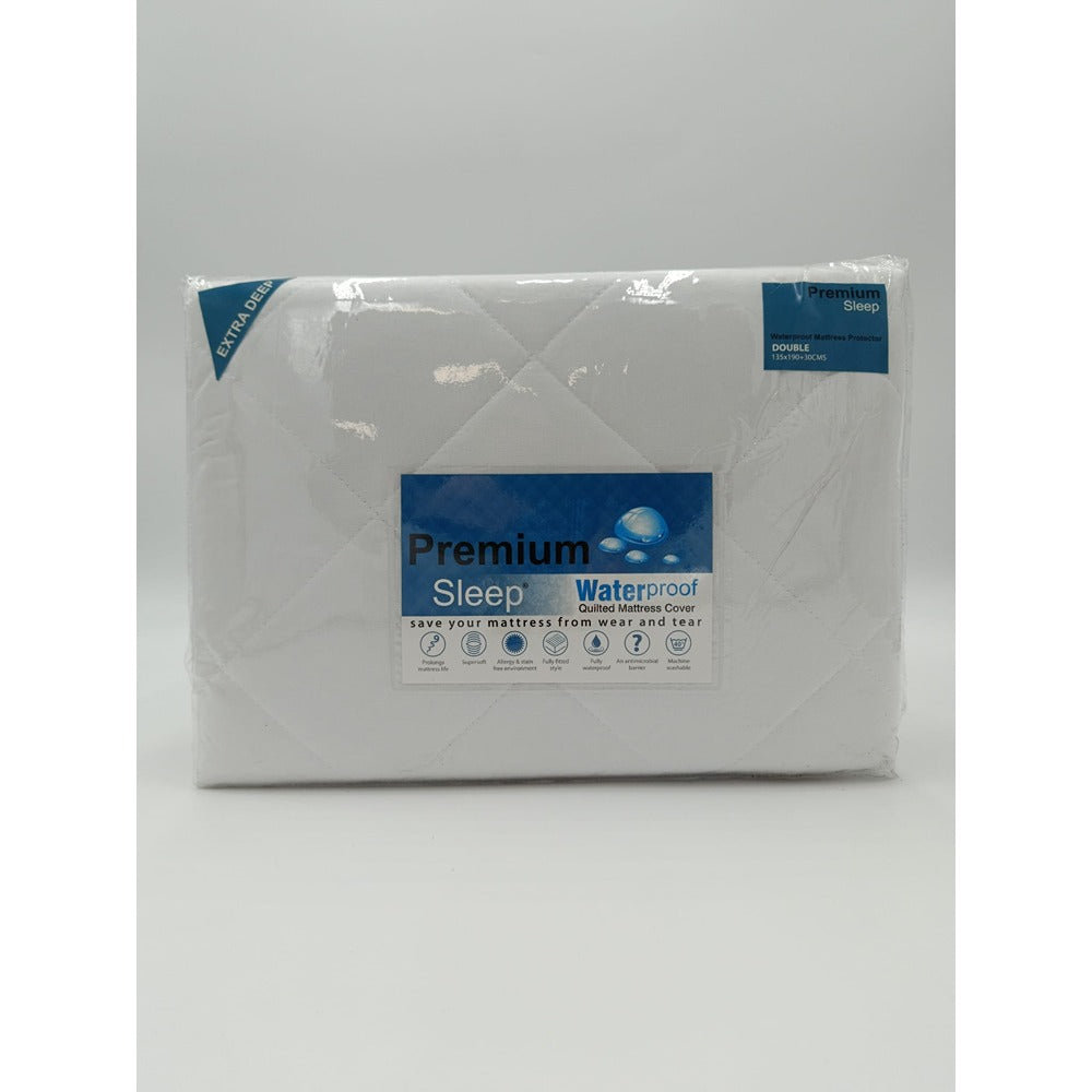 Waterproof Deep Mattress Protector | Double Bed, Extra Depth