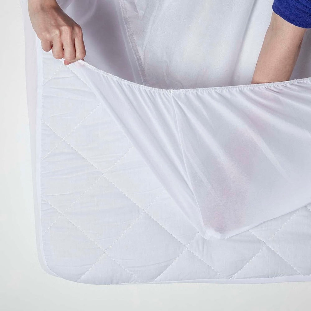 Waterproof Quilted Super King Mattress Protector | 180 x 200cm, 30cm Deep