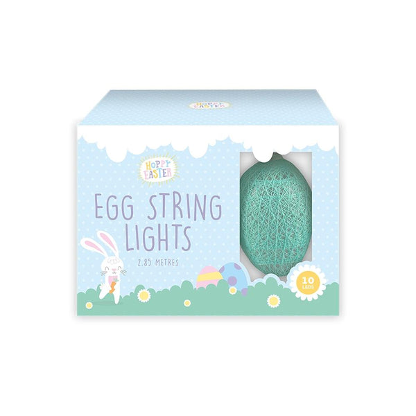 Hoppy Easter Pastel-Colored Easter Egg String Lights | 2.85M with 10 LED Bulbs