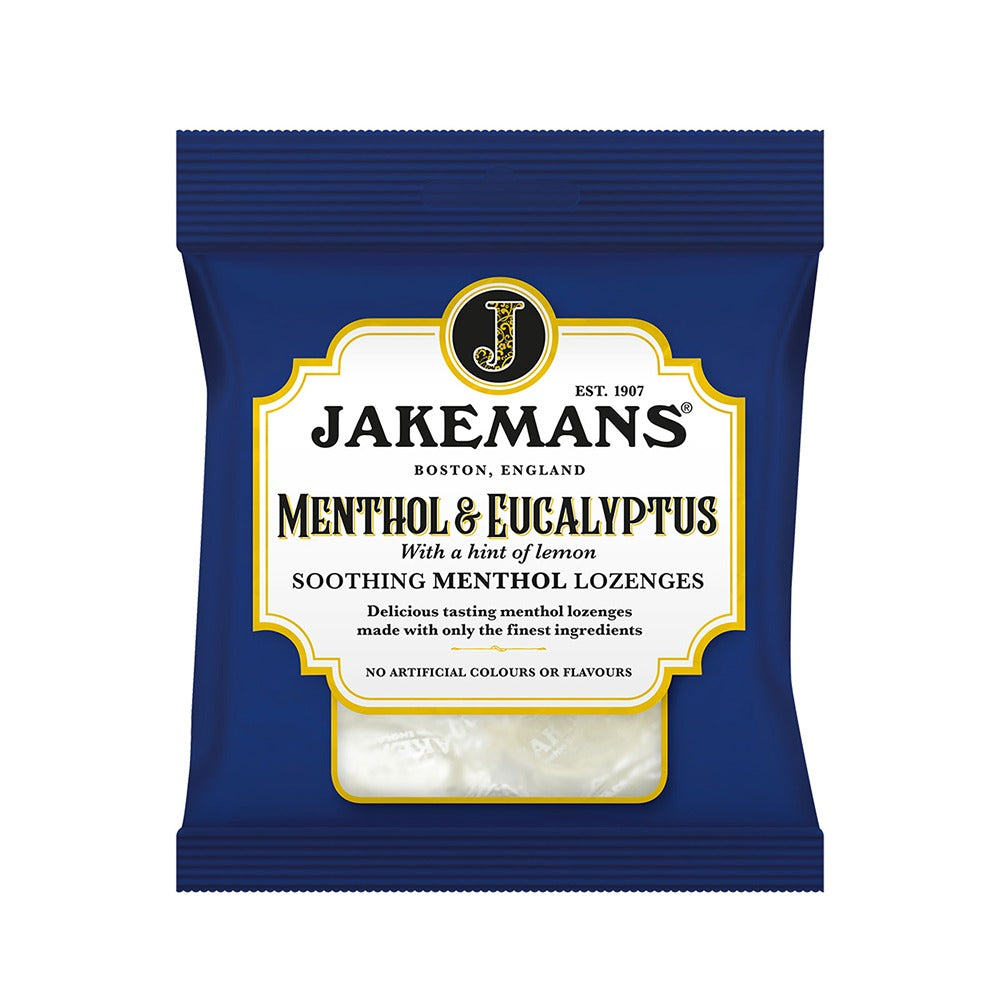 Jakemans Menthol & Eucalyptus Lozenges | Extra Strong Formula, 73g