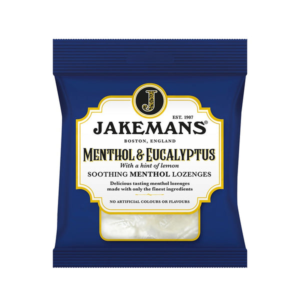 Jakemans Menthol & Eucalyptus Lozenges | Extra Strong Formula, 73g