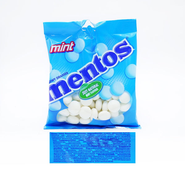Mentos Mint Chewy Sweets | 150g Resealable Bag