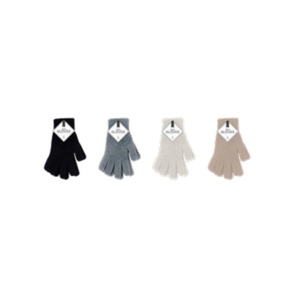 Farley Mill Ladies Thermal Gloves Five-Finger | Assorted Colours, Ribbed Cuff
