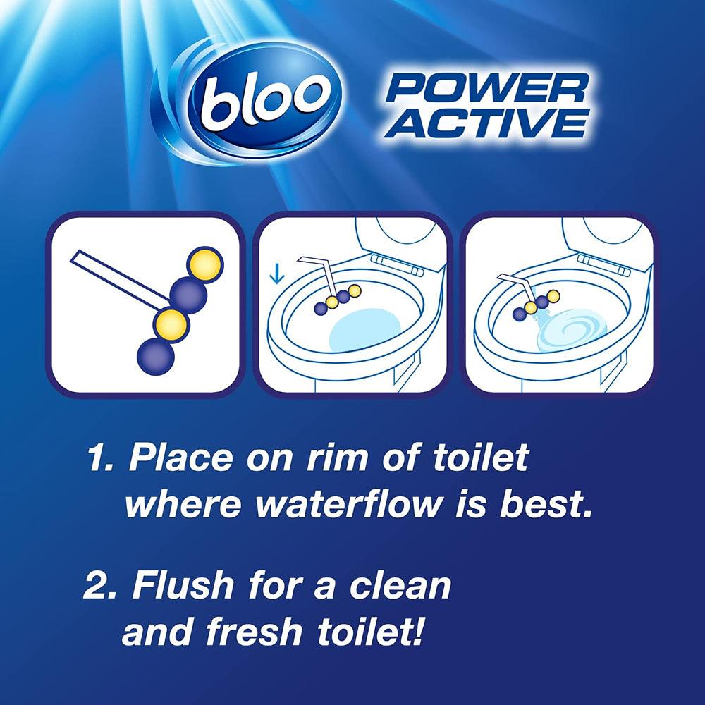 Bloo Power Active Lemon Toilet Rim Block | Pack of 3 - Choice Stores