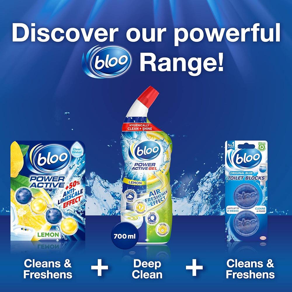 Bloo Power Active Lemon Toilet Rim Block | Pack of 3 - Choice Stores