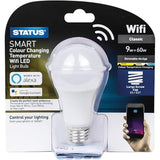 Status 9W Smart GLS Dimmable WiFi Bulb | Alexa and Google Assistant Compatible