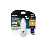 Status 5.5W Smart Candle Dimmable WiFi Bulb | SES, Alexa & Google Assistant Compatible