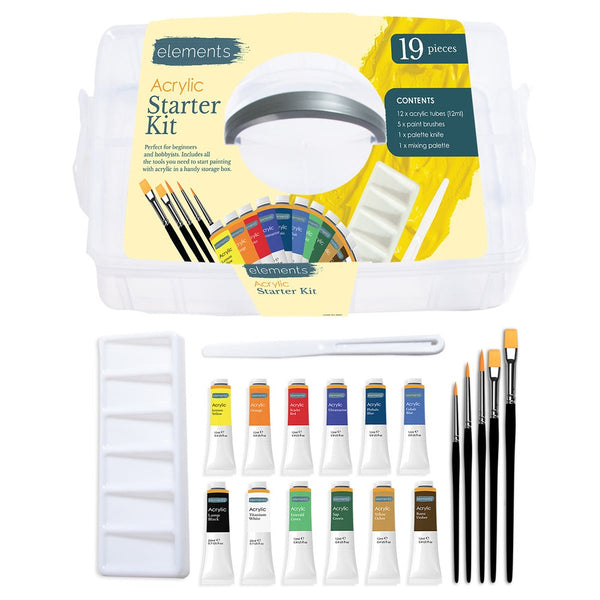 Acrylic Storage Box Set | Durable Organiser for Art Supplies