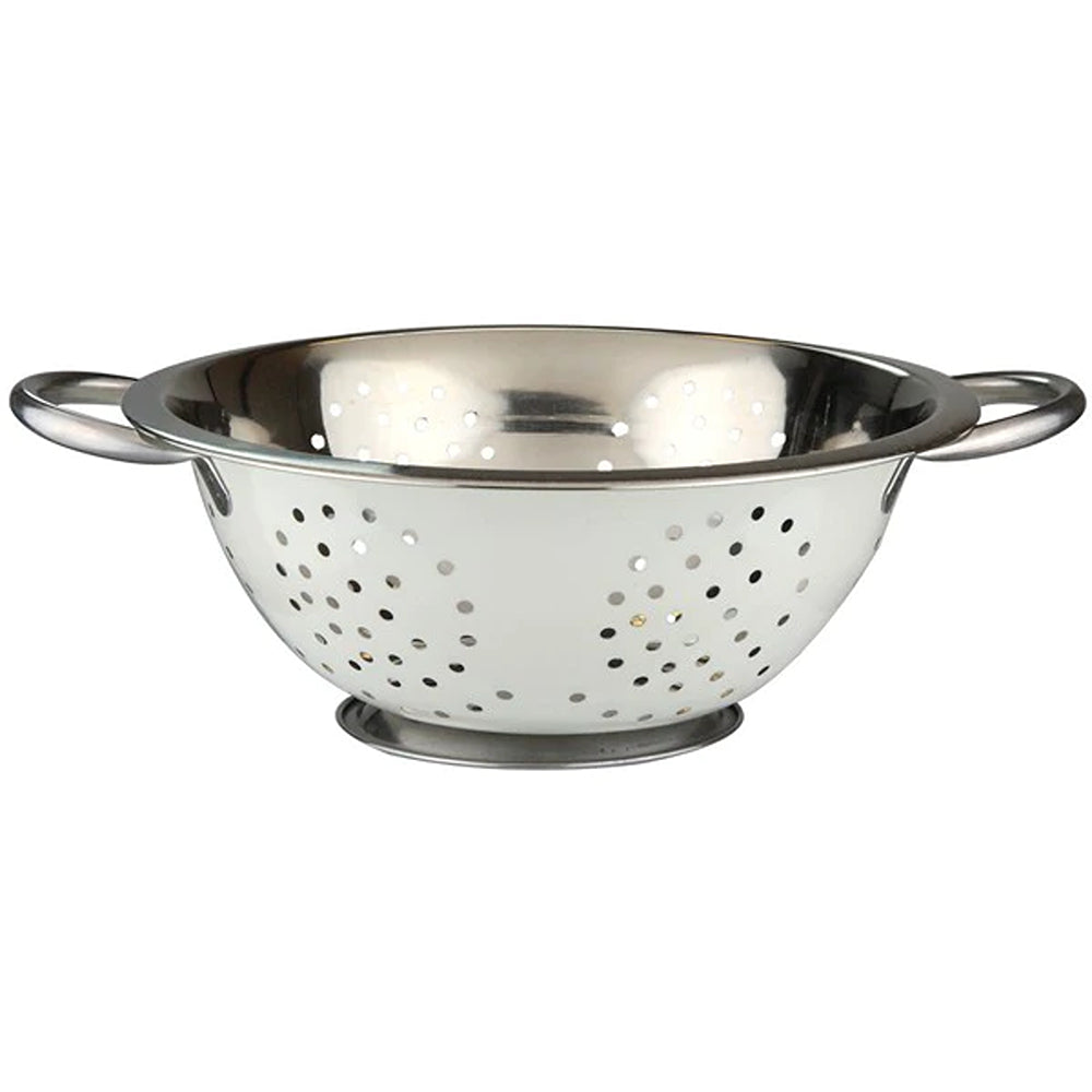 Cream Stainless Steel Colander - Handles | Choice Stores
