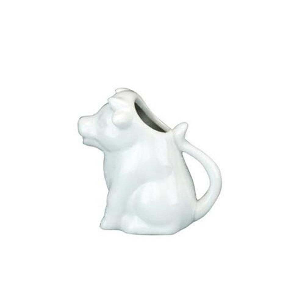 Apollo Cow-Shaped Creamer Jug | White, Pouring Spout, Handle