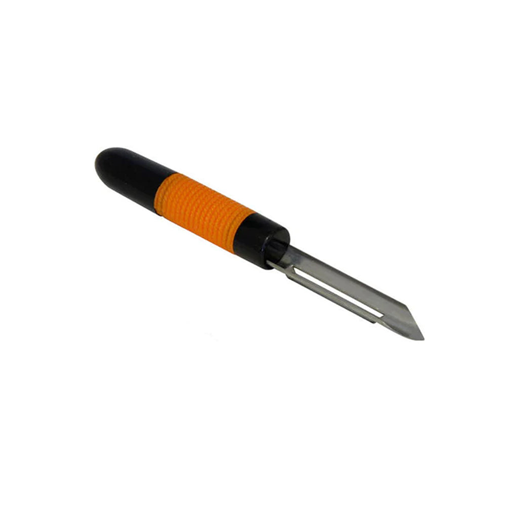 Apollo Lancashire Straight Blade Vegetable Peeler | Pointed Tip, Orange Grip