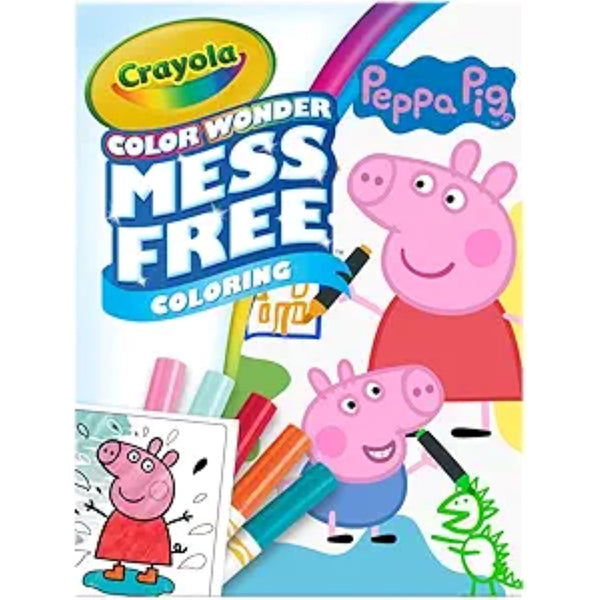 Peppa Pig Color Wonder Colouring Set | Mess-Free, Travel-Friendly, Non-Toxic