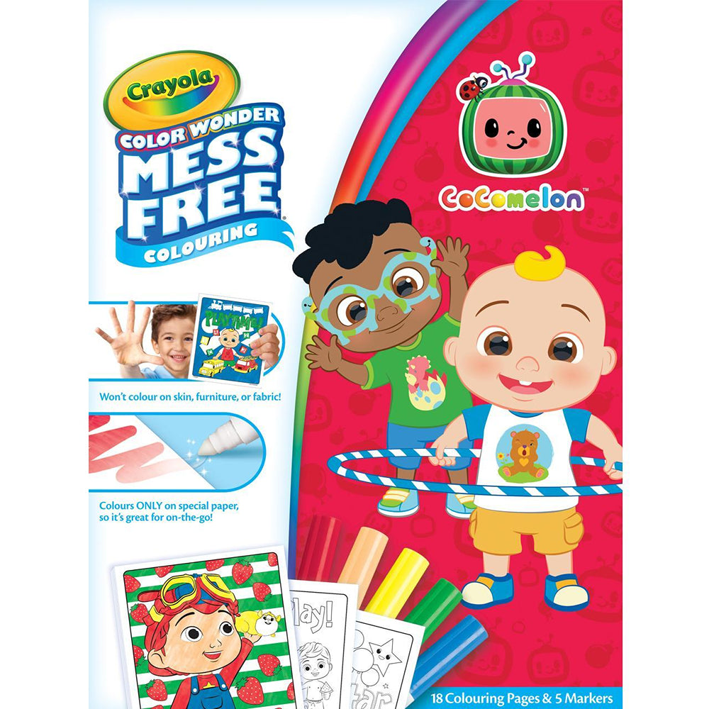 Cocomelon Color Wonder Mess Free Colouring Set | 18 Pages, 5 Markers ...