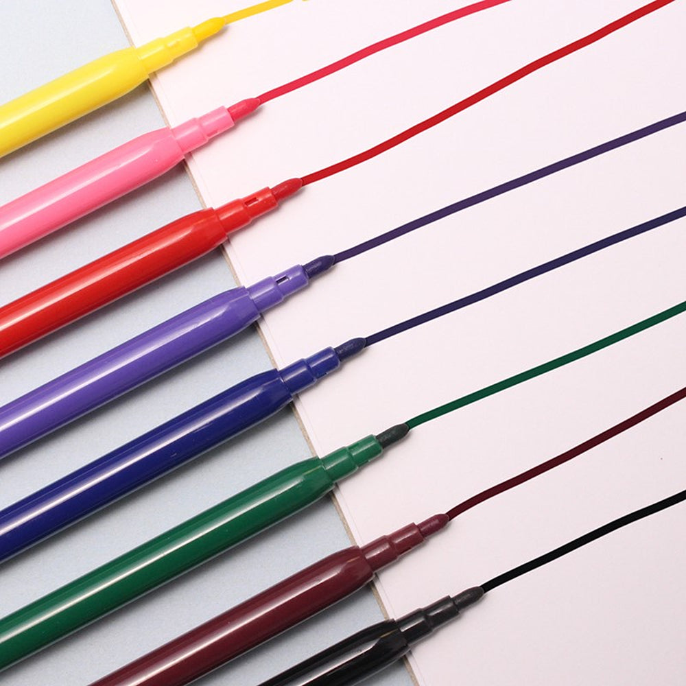 Artbox Fine Fibre Tip Colouring Pens | Pack of 8