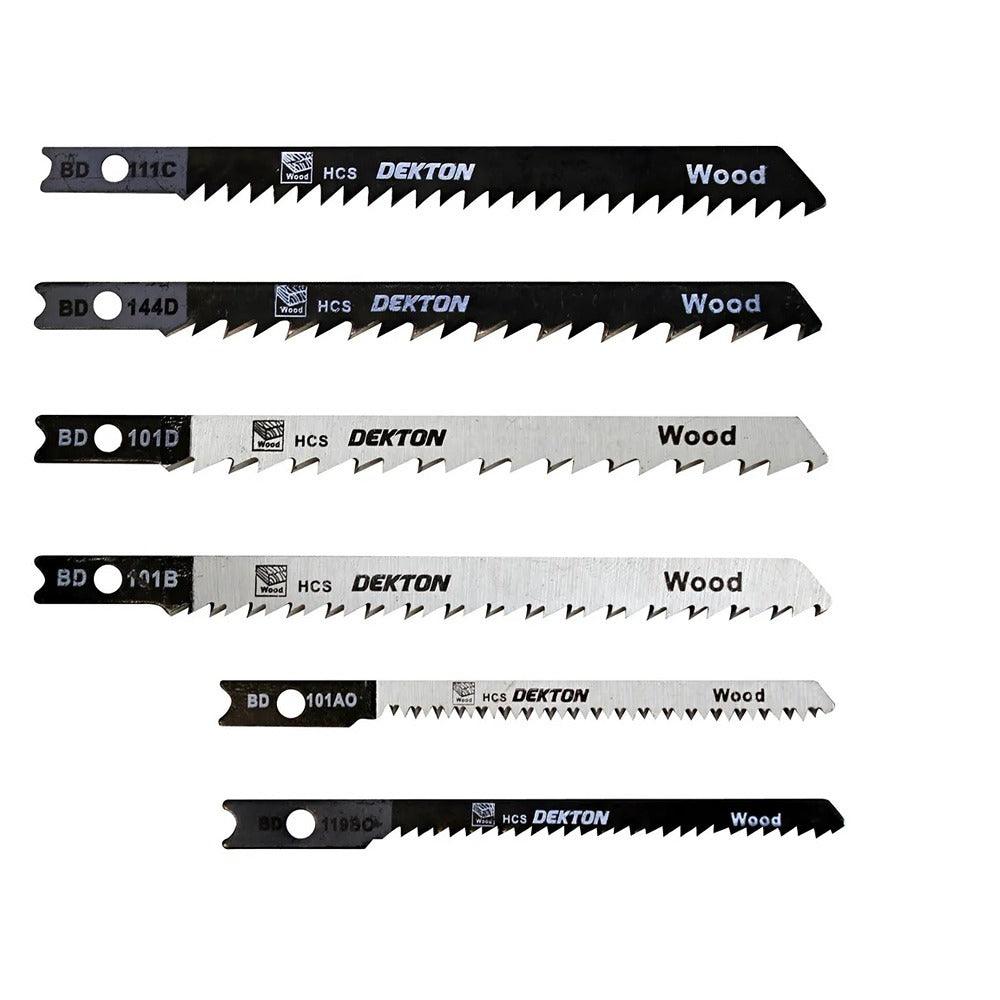 Dekton High-Carbon Steel Jigsaw Blade BD Shank Set | 10pk