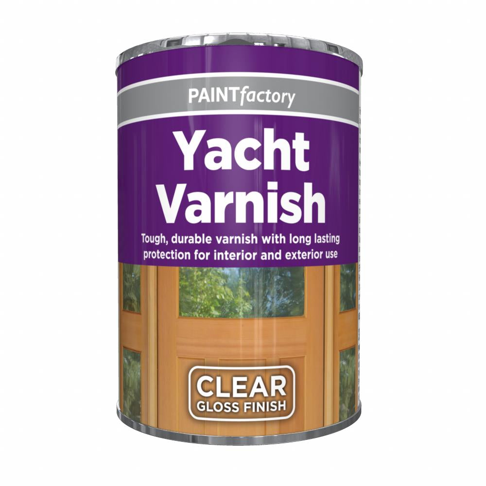 Paint Factory Colour it Yacht Varnish Tin Clear Gloss | 300ml