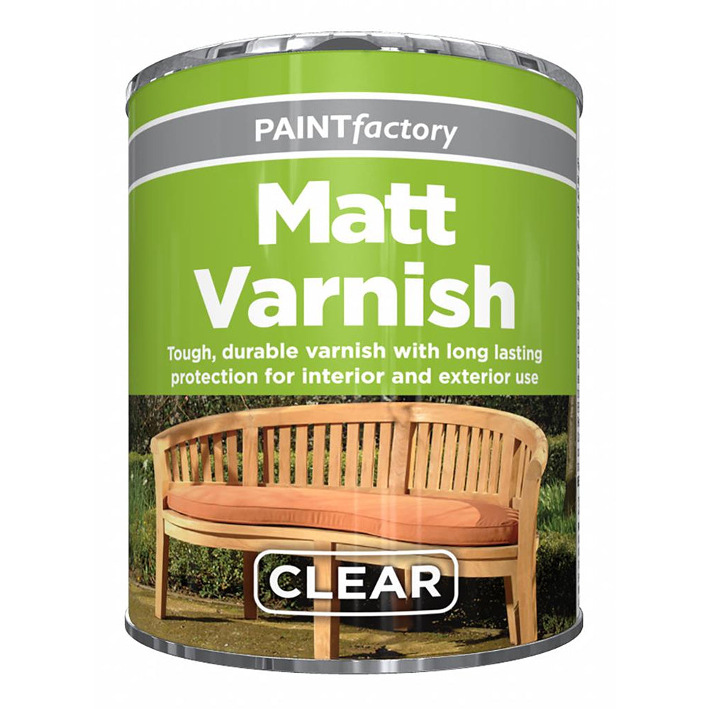 Paint Factory Colour it Clear Matt Varnish Tin | 300ml
