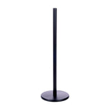Freestanding Matte Black Stainless Steel Toilet Roll Holder | 45cm