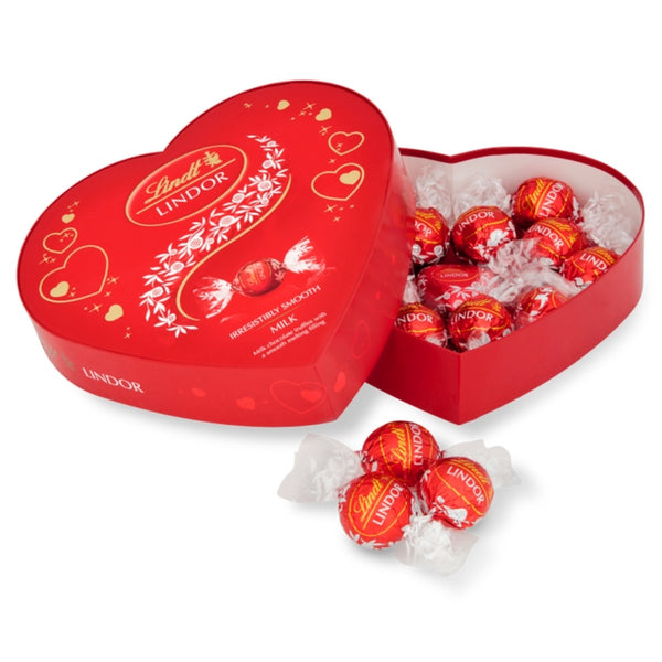 Lindt Lindor Heart Box - Milk Chocolate - 200g