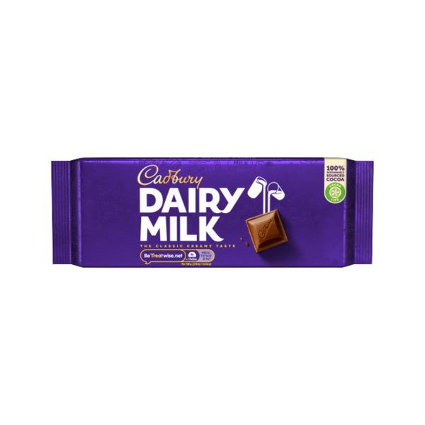 Cadbury's Dairy Milk Chocolate Bar | 180g, Sustainably Sourced Cocoa