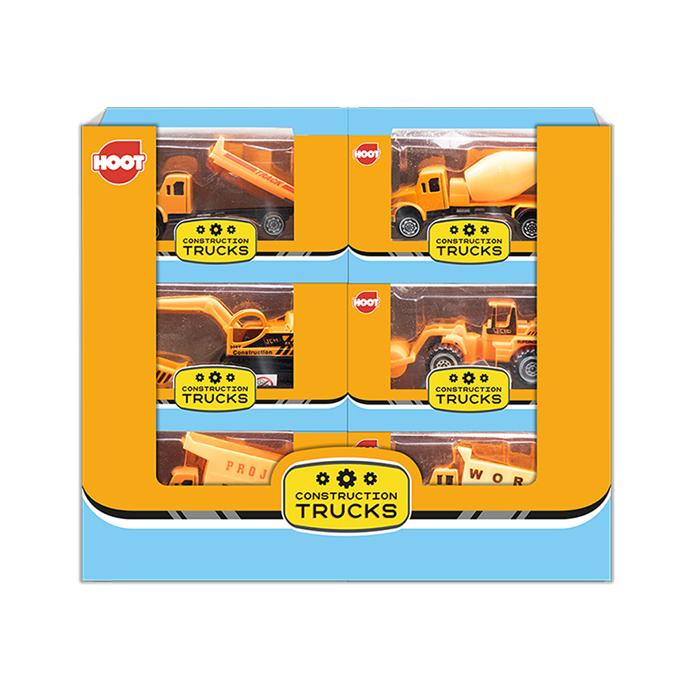 Hoot Collectable Realistic Construction Trucks | Assorted