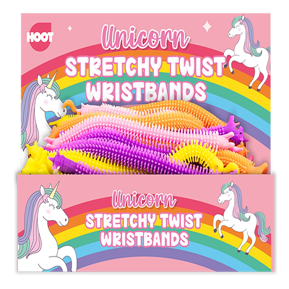 Hoot Unicorn Stretchy Twist Wristbands | Stretchy Twist Design