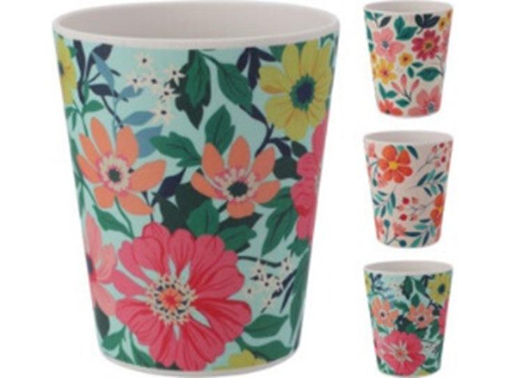 Floral Design Picnic Cup | Assorted Design | 10cm