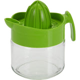 Glass Manual Citrus Fruit Juicer with Jar | 300ml, Assorted Colours