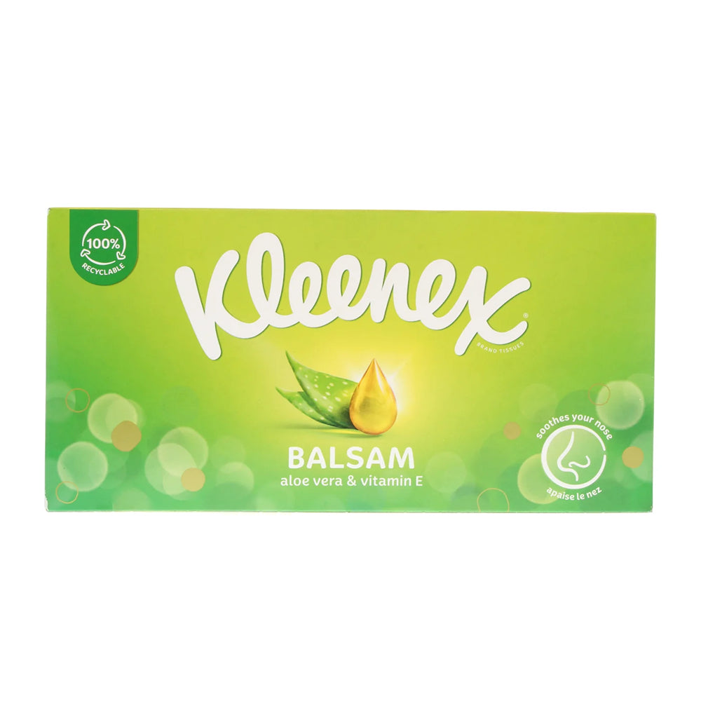 Kleenex Balsam Box Tissues | 64's | BalmCare Formula
