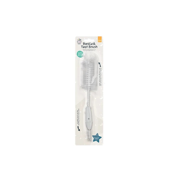 2-in-1 Baby Bottle and Teat Cleaning Brush | Flexible Head, Assorted Colours