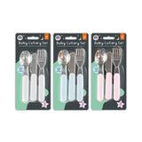 Baby Cutlery Set Pack of 3 Toddler Utensils | 12+ Months, Spoon, Fork and Knife